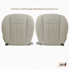 2003 Lincoln Aviator DRIVER -PASSENGER Bottom Replacement Leather Seat Cover Tan