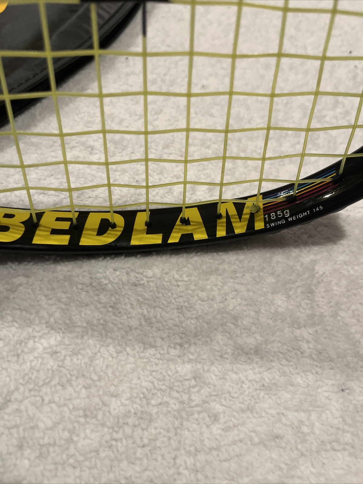 EForce Bedlam 185g Racquetball Racquet 22" LongString Carbon Fibre 3 5