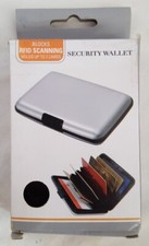 Purple Credit Card Security Wallet Blocks RFID Scanning 