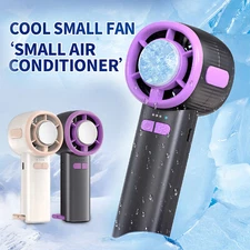 Hand-Held Fan Portable Semiconductor Mini Fan Cooling Cooler USB Rechargeable