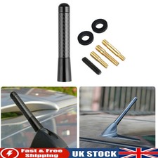 3" For Carbon Fiber Radio Aerial Bee Sting Mast Antenna Ariel Arial Black Stubby
