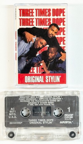 Three Times Dope – Original Stylin’ Cassette Tape (1989 Arista, AC-8571) Rare! - Picture 3 of 5