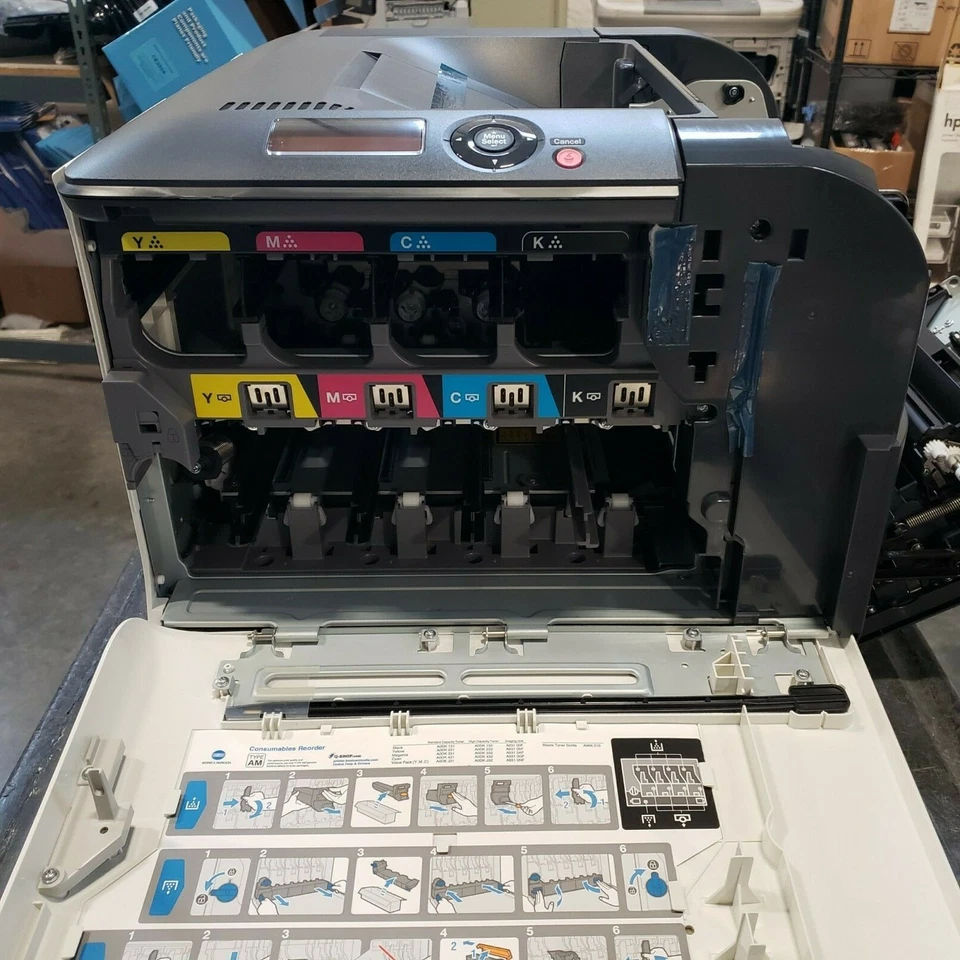 Konica Minolta Magicolor 4650EN Printer Brand NEW Missing All Supplies! AOOF011 - Image 3 of 4