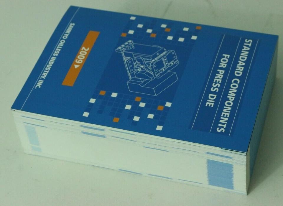Standard Components for Press Die 2009 Sankyo Oilless Industry Heavy Book - Image 2 of 4