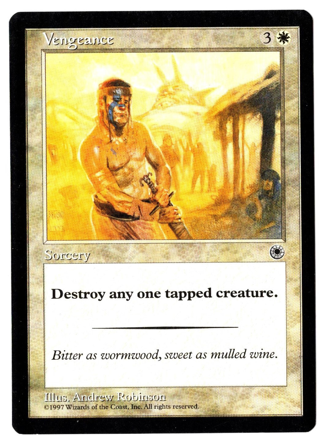 Vengeance 1997 MTG Portal White Common Sorcery  NP