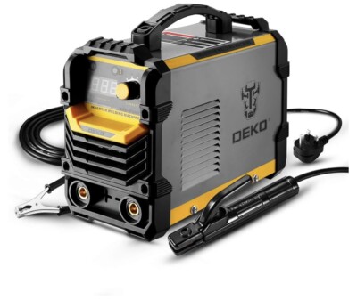DEKO PRO 220V MMA Schweißgerät, 250A ARC Schweißgerät Elektrodenhalter, Arbeitsklemme