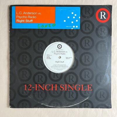 LC ANDERSON VS PSYCHO RADIO Right Stuff 2004 Promo Vinyl Maxi-Single Robbins VG+