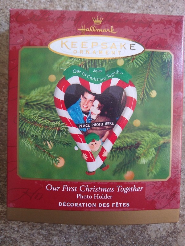 New, Hallmark Keepsake Ornament Our First Christmas Together 2000 Photo Holder