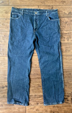 Dickies Dark Wash Blue Relaxed Fit Denim Carpenter Jeans Mens 38x32