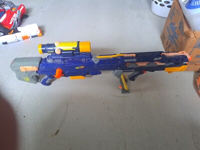 (美品) Nerf gun: 3点セット NEW NERF N-Strike Icon Series 3in1 Sniper Longshot CS-6 Toy