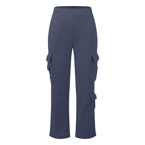 Women Casual Solid Sweatpants High Waist Sporty Gym Athletic Fit Jogger Trousers - Picture 51 of 53