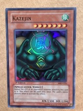 yugioh Konami MRD-026 1st Edition Super Rare Kazejin ASIAN