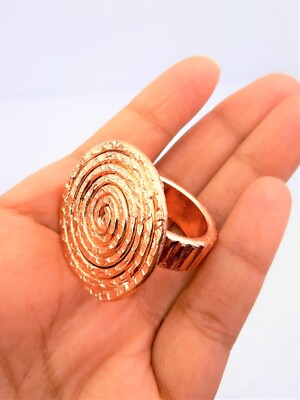 Massiver reiner Kupferring, Handarbeit, kostenlose UK-Lieferung, Unisex Ring, Geburtstagsgeschenk