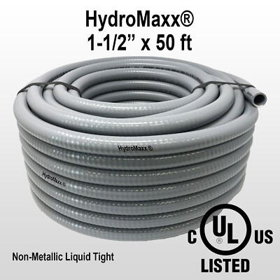 1-1/2'' x 50'  Flexible Liquid Tight Non-Metallic Electrical Conduit - UL Listed