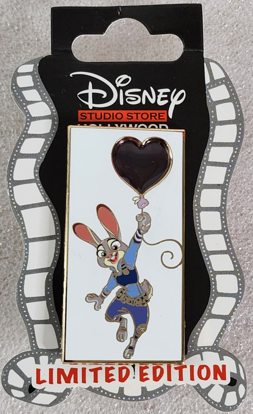 Disney DSSH DSF Stained Glass Heart Series Judy Hopps LE 400 Pin Valentine's Day