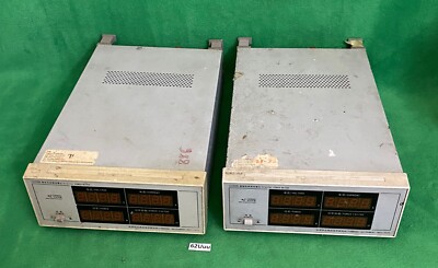 Lot of 2 Forward Instrument Institute Digital Power Meter Model UI2008.
