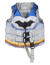 NEW- Swimways DC Batman Child Life Jacket Swimming Vest 33-55 lbs -FREE SHIPPING