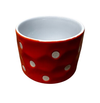 Maxwell Williams Sprinkle Ramekin Orange Spot EUC 10cm x 7cm