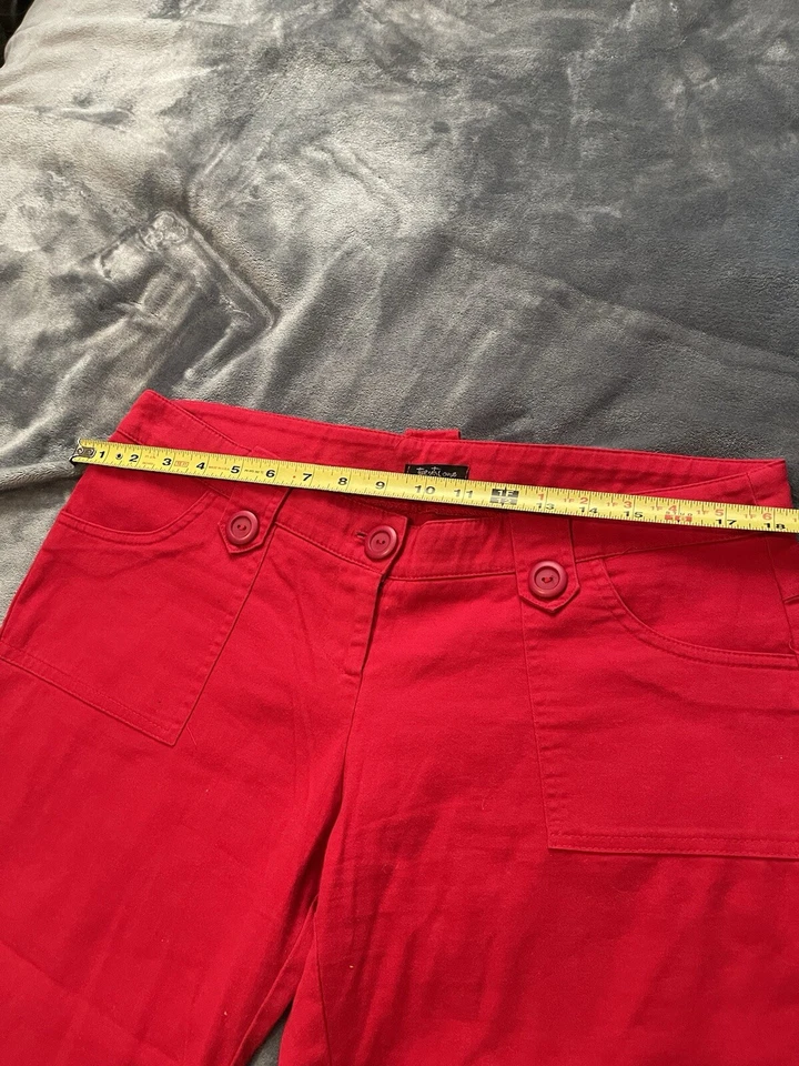 Pantalón Capri Forever Twenty One Rojo Talla L Usado Foto 3 de 4