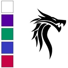 Dragon Head, Vinyl Decal Sticker, Multiple Colors  Sizes 7247