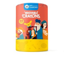 Washable Crayons With 48 Colors Brand New