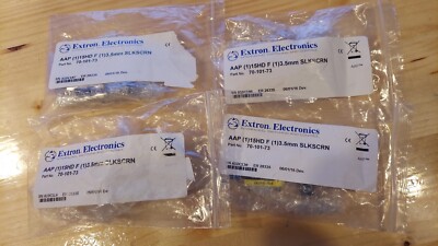 EXTRON 70-101-73 AAP (1) 15HD F-F (1) 3.5mm BLK slkscrn LOT OF 4 FREE SHIPPING 