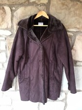 Superb Sheepskin-effect Luxury Winter Ladies Coat - Gabriella Vicenza Size 16-18