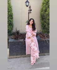 Unique Designer Blue Natural Crepe Silk Kurta Palazzo With Dupatta For Wedding