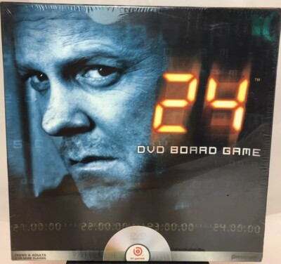 24 Fox Tv Series  DVD Board Game 2006 Family Fun Party Ready Jack Bauer New