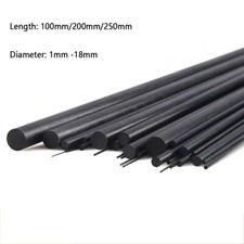 Solide Kohlefaser Rundstab 1mm - 18mm Carbon ...