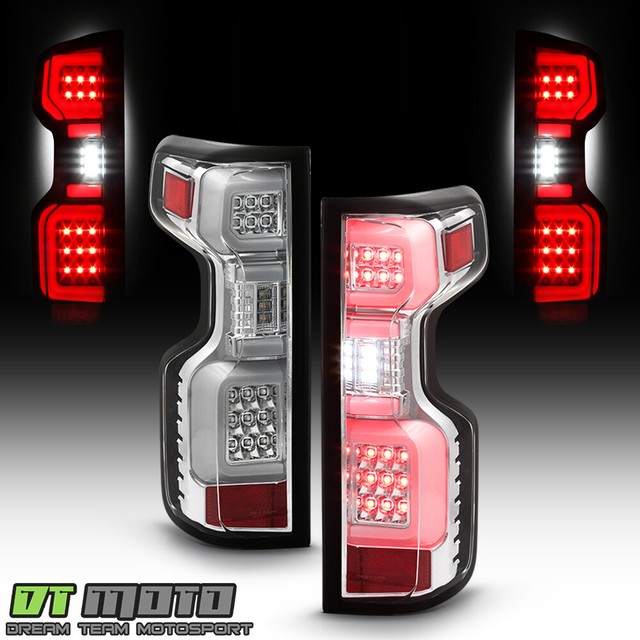 20192020 Chevy Silverado 1500 [LED Model] Chrome Full LED Tail Lights