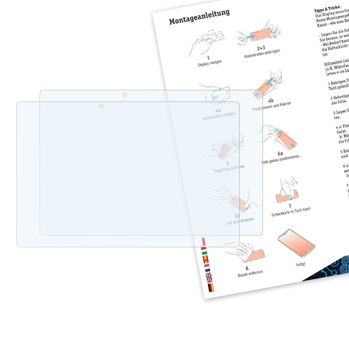 Bruni 2x Protective Film for Acer Aspire Switch 10 E SW3-013 Screen Protector - Picture 2 of 4