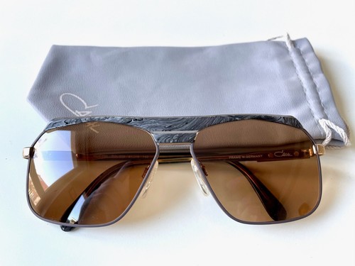 vintage CAZAL 730 col 209 grey marble sunlasses W.Germany LARGE rare 734 NOS - Bild 2 von 13