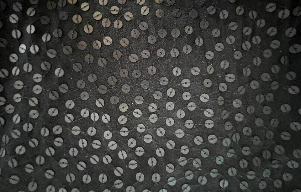 Camiseta sin mangas DKNY negra jersey con lentejuelas (L) Foto 4 de 4