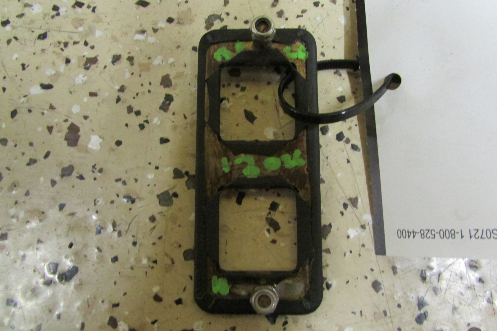 Ferrari 599 GTB, Gas, Trunk Switch Plate, Used, P/N 67433400