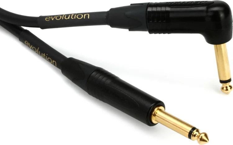 Pro Co EVLGCLN-10 Evolution Straight to Right Angle Instrument Cable - 15 foot