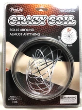 Fine Life Crazy Coil - Rolls Around Almost Anything Interactive Fun NIP