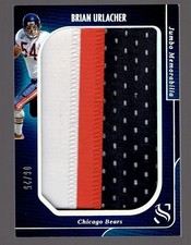 2025 Panini Silhouette Brian Urlacher Jumbo Jersey Patch Memorabilia Card 06/25