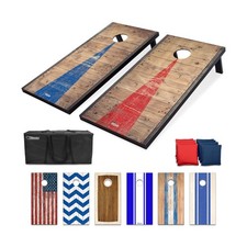 GoSports Portable Cornhole Sets, 8 Styles   Choose 4 x 2 ft or 3 x 2 ft -