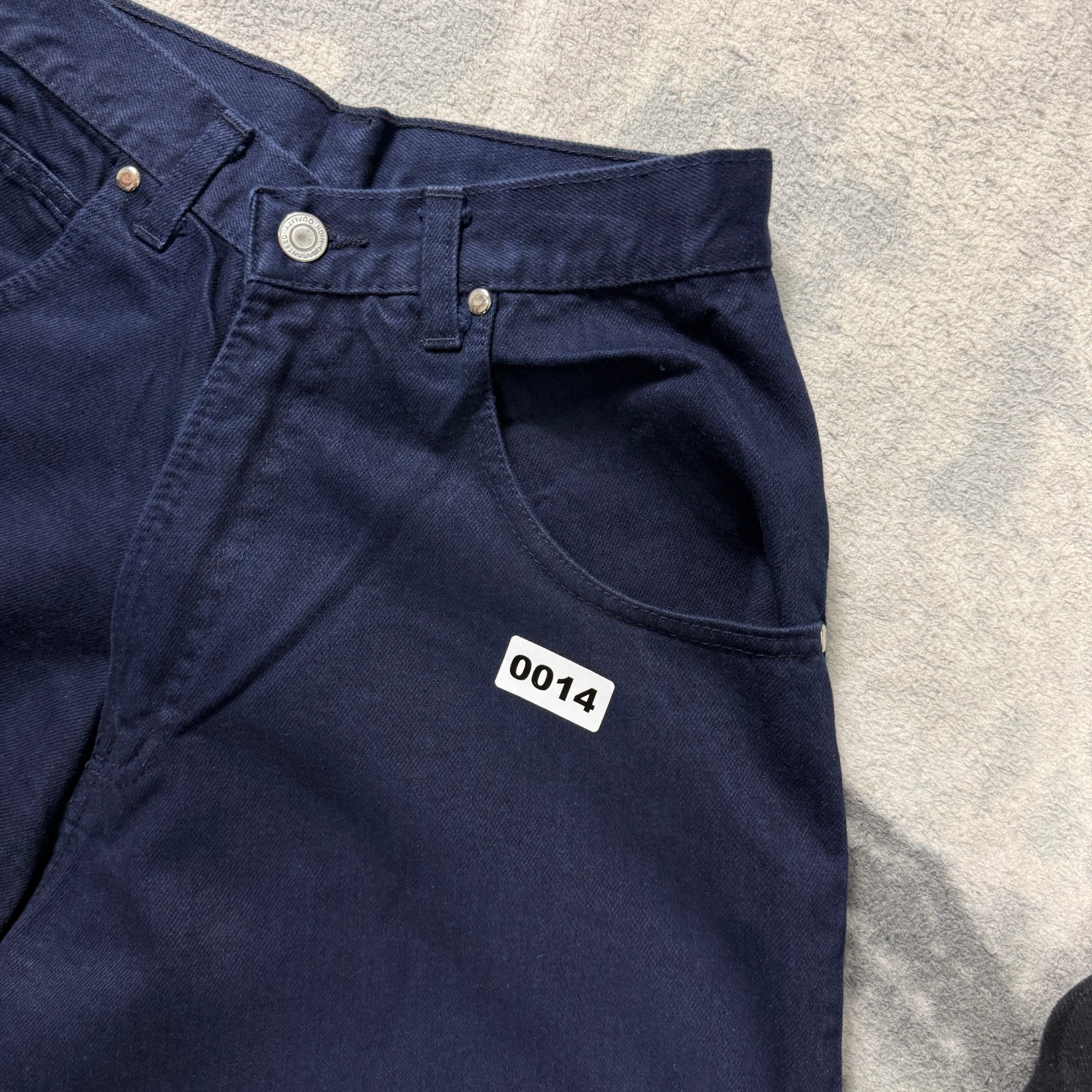 Vintage Hyper Expose Denim 2000s Y2K Oversized Baggy Size W28" Navy Jeans image 6