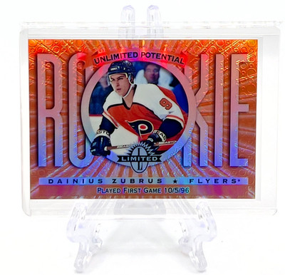 PETER FORSBERG DAINIUS ZUBRUS 1997-98 Donruss Limited #109 LIMITED EXPOSURE /40
