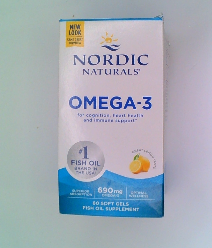 Nordic Naturals 690mg Omega-3 Softgels for Immune Support - 60ct
