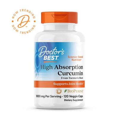 Doctor's Best - Best High Absorption Curcumin from Turmeric Root, 1000 mg Per Se