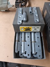 Boîte De 12 Paumelles LM 110 X 50 Mm - Acier Inoxydable, Bout Rond, Pour Portes/droites