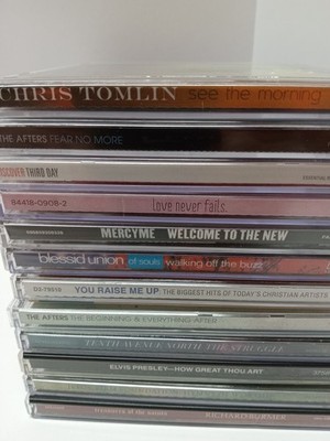 Lot of 12 Music CDS, Christian music, See photos, No Test