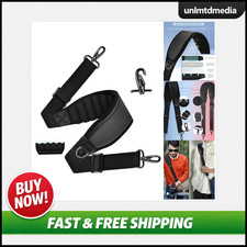68" Adjustable Shoulder Strap with 3D Cushion Pad for Comfort  Support