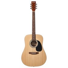 41in Dreadnought Acoustic Guitar with Gig Bag  Natural Finish for Adults