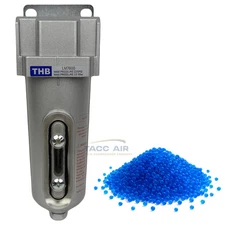 1/2" Compressed Air In Line Filter Desiccant Dryer Moisture Water Separator