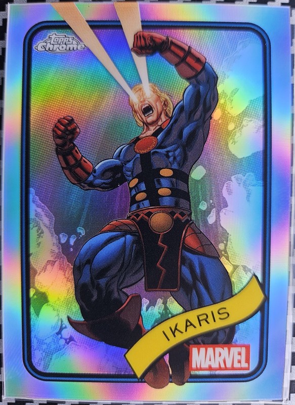 2025 Topps Chrome Marvel Ikaris Refractor
