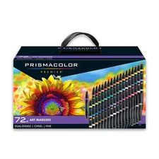Premier Dual-Ended Art Markers Alcohol Marker Set 72 Count - Assorted Colors ...